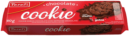 Biscoito Cookie Gotas de Chocolate Cobertura Chocolate Bauducco Maxi Pacote  96g