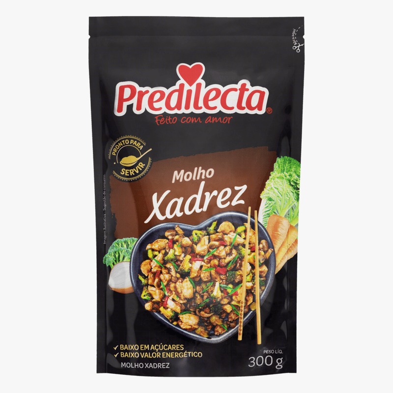 Molho Especial Frango Xadrez Predilecta - 300g - Molhos para